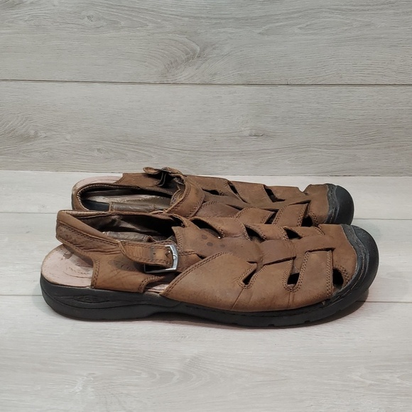 Keen Mens Leather Newport Leather Outdoor Hiking sandals shoes sz 15 main image 13